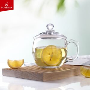 4 كؤوس زجاجية